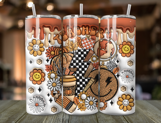 20oz Tumbler - Retro Teacher