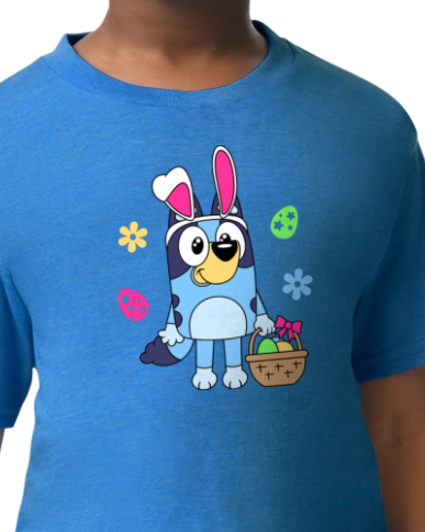 Graphic Shirt - Youth Easter Bluey