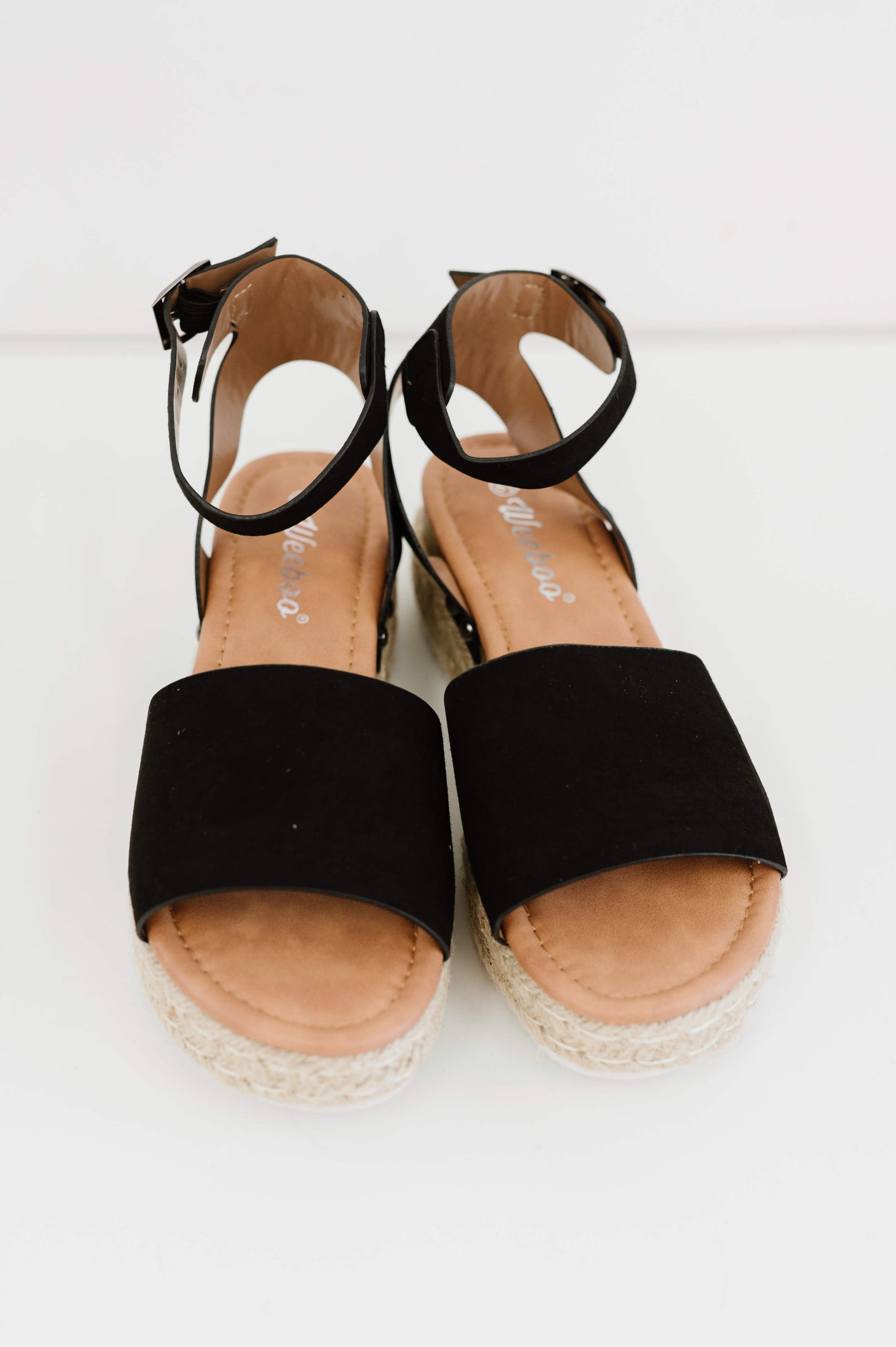 WeeBoo Every Step Espadrille Platform Sandal in Black